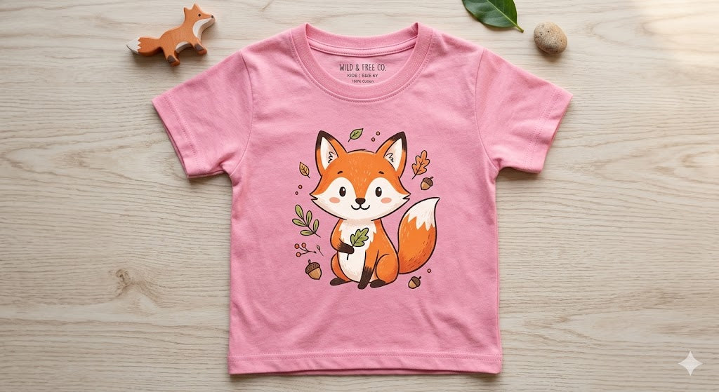 FoxTshirt IcyPink - angle 01